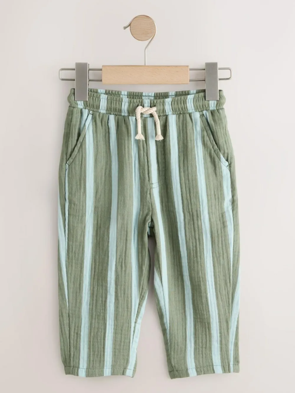 Next Soft Textured Pull On Trousers (3mths-7yrs)^BOY Pants & Chinos