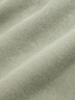 Sale Next Sage Green Supersoft Peached Essentials Crew Neck Seam Detail Sweatshirt