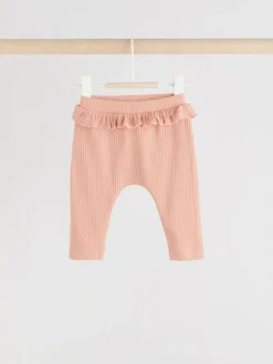 Next Sage Green/Coral/Ditsy Baby Leggings 4 Pack (0mths-2yrs)^ Pants & Leggings|Pants & Leggings