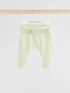 Next Sage Green/Coral/Ditsy Baby Leggings 4 Pack (0mths-2yrs)^ Pants & Leggings|Pants & Leggings