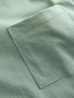 Best Next Sage Green/Slate Grey Jersey Short Pyjamas Set 2 Pack