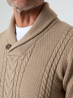 Saltwell Cable Knit Shawl Neck Jumper^ Knitwear|Knitwear