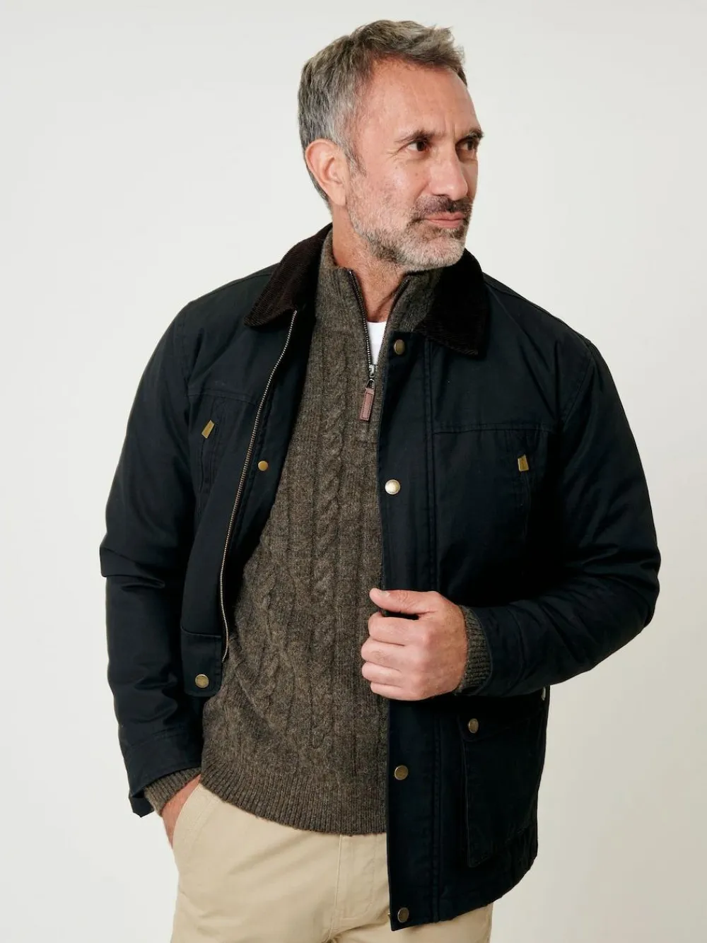 Saltwell Waxed Cord Collar Jacket^ Coats & Jackets|Coats & Jackets