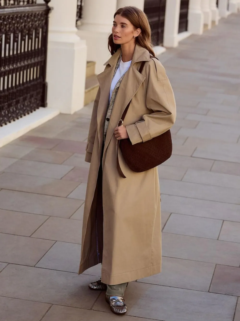 Sale Next Sand N. Premium Trench Coat
