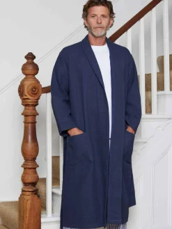Savile Row Company Cotton Waffle Dressing Gown^ Bathrobe