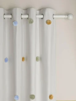 Next Scandi Pom Eyelet Blackout Curtains^ Curtains & Blinds