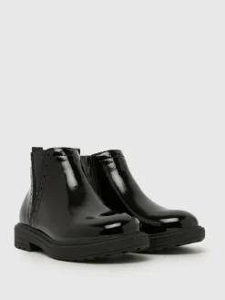 Online Schuh Black Crystal Boots
