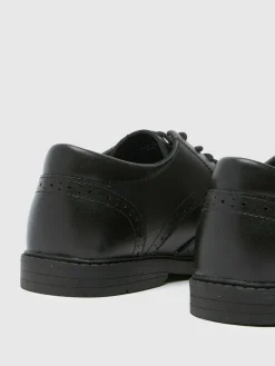Schuh Black Lewis Leather Brogues^BOY School Shoes|Boys Shoes