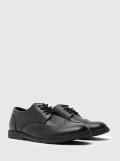 Schuh Black Lewis Leather Brogues^BOY School Shoes|Boys Shoes
