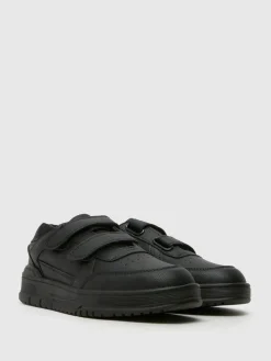 Discount Schuh Black Machinery Touch Fastening Trainers