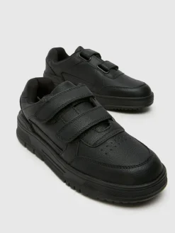 Discount Schuh Black Machinery Touch Fastening Trainers