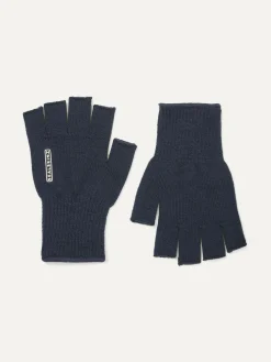 Clearance Sealskinz Blue Thornham Solo Merino Mittens