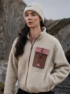 Sealskinz Broomsthorpe Womens Sherpa Zip Up Fleece^Women Hoodies & Sweatshirts