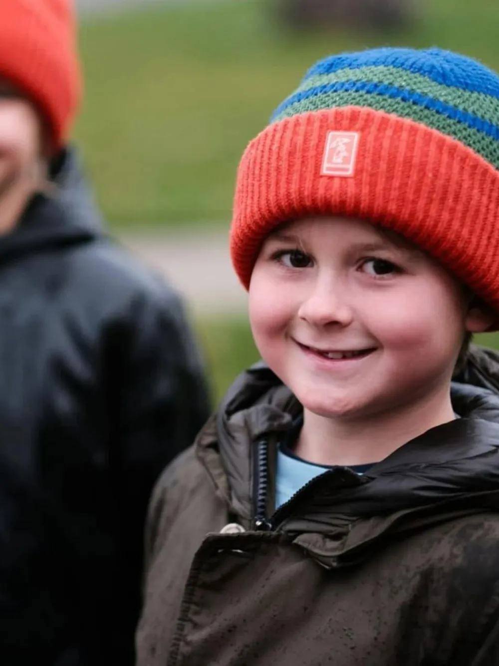 Online Sealskinz Kids Blue Apton Waterproof Cold Weather Striped Roll Cuff Beanie