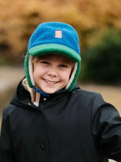 Sealskinz Kids Blue Peterstone Waterproof Extreme Cold Weather Sherpa Fleece Hat^BOY Hats & Scratch Mitts|Hats