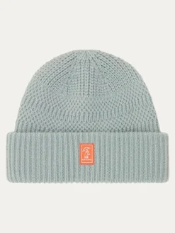 Clearance Sealskinz Kids Ruston Waterproof Cold Weather Roll Cuff Beanie Blue