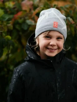 Clearance Sealskinz Kids Ruston Waterproof Cold Weather Roll Cuff Beanie Blue