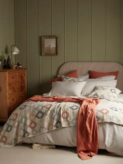 Secret Linen Store Multi Jolene Quilted Throw^ Cushions & Throws