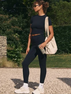 self. Black High Waist Leggings^Women Loungewear|Leggings & Sweatpants