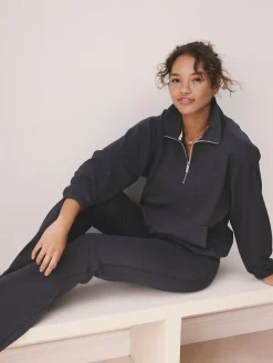 self. Kickflare Joggers Blue