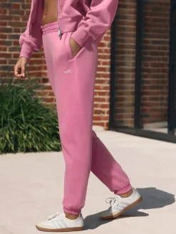 New self. Bright Pink Cuffed Joggers