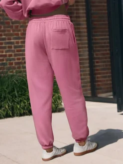 New self. Bright Pink Cuffed Joggers