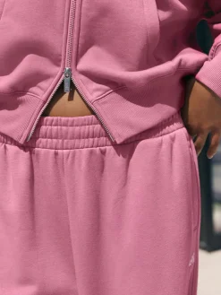 New self. Hooded Zip Through Jacket Bright Pink