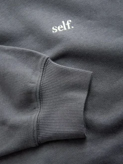 self. Charcoal Grey Hoodie^Women Loungewear|Hoodies & Sweatshirts
