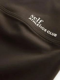 Discount self. Chocolate High Waist Leggings