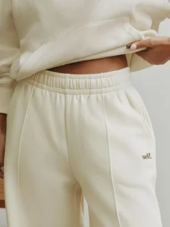 self. Cream Wide Leg Joggers^Women Loungewear|Leggings & Sweatpants
