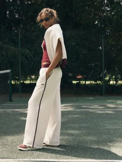 self. Ecru/BerryColourblock Sweatshirt^Women Hoodies & Sweatshirts|Loungewear