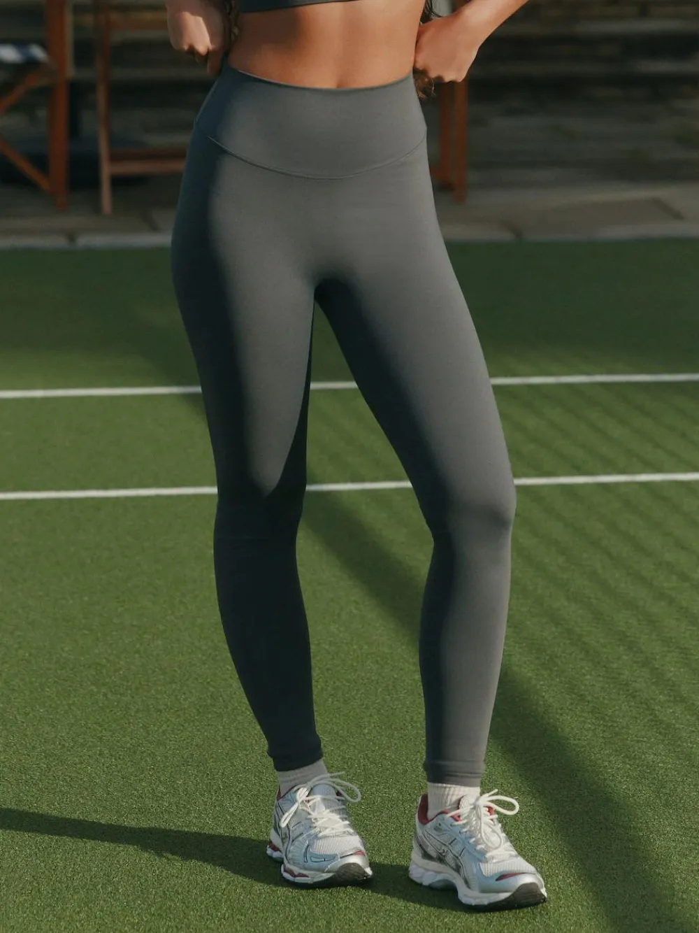 Hot self. Grey High Waist Leggings