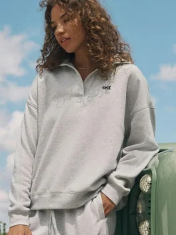 Best self. Rugby Sweatshirt Grey