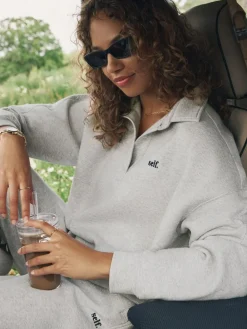 Best self. Rugby Sweatshirt Grey