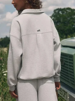 Best self. Rugby Sweatshirt Grey