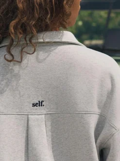 Best self. Rugby Sweatshirt Grey