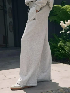 self. Grey Wide Leg Joggers^Women Loungewear