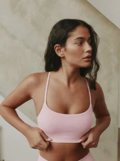 self. Strappy Non Wire Sports Bra^Women Sportswear|Bras