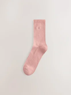 Online self. Mauve/Grey/Cream 3 Pack Cushion Sole Lounge Ankle Socks 3 Pack