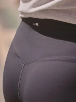 self. Navy High Waist Leggings