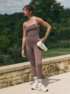 Hot self. Peppercorn Brown High Waist Leggings