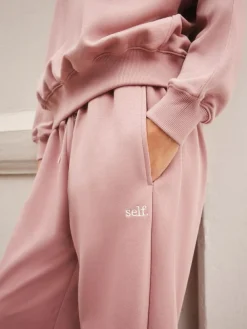 Outlet self. Pink Wide Leg Joggers