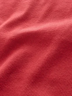 Hot self. Cotton Rib Scoop Neck Vest Red