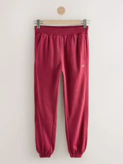 self. Red Cuffed Joggers^Women Loungewear
