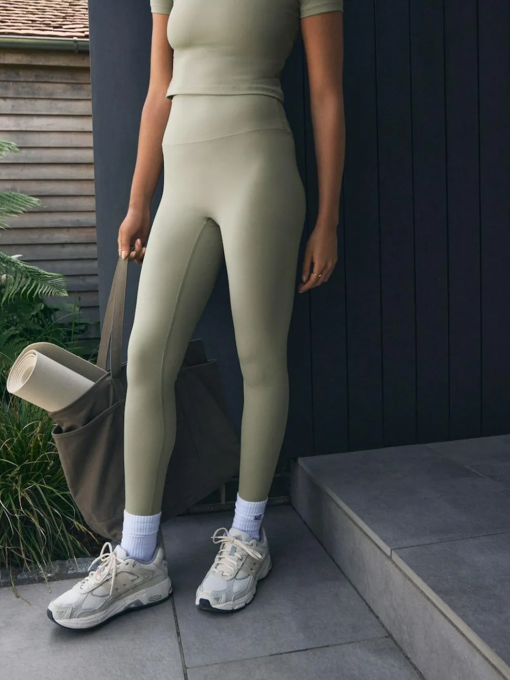 Hot self. Sage Green High Waist Leggings