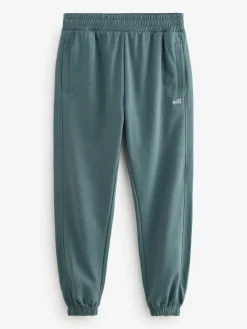 Online self. Cuffed Joggers Teal Blue