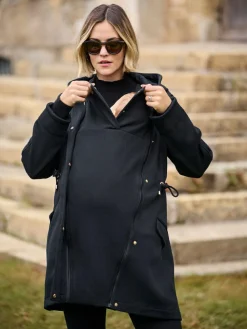 Hot Seraphine Black 3 in 1 Maternity & Babywearing Premium Top