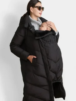 Seraphine 3-In-1 Long Chevron Puffer Maternity Coat^Women Coats & Jackets|Coats & Jackets