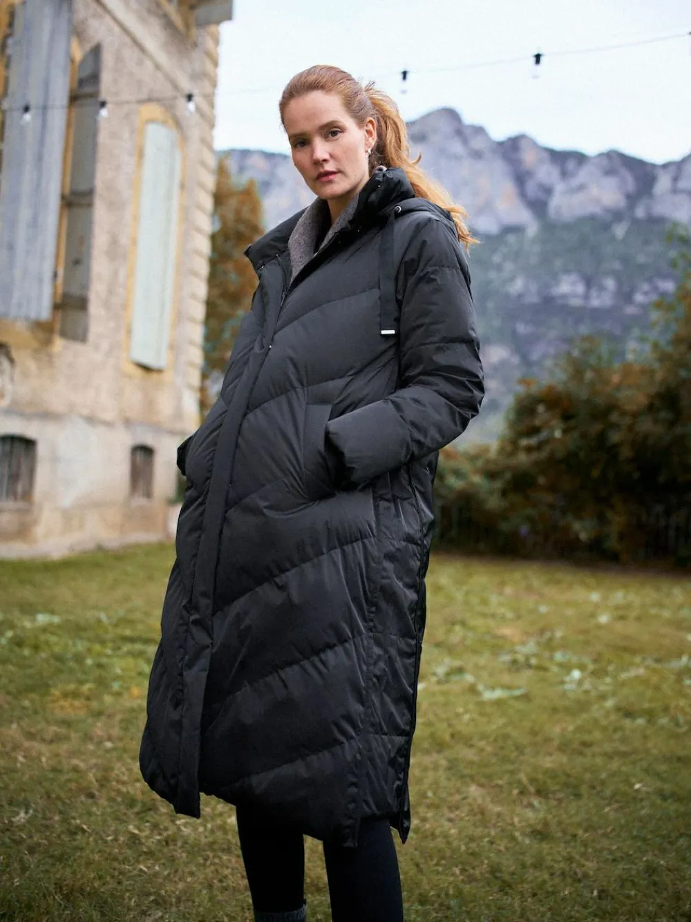 Best Seraphine Long 3-In-1 Maternity & Babywearing Puffa Coat Black