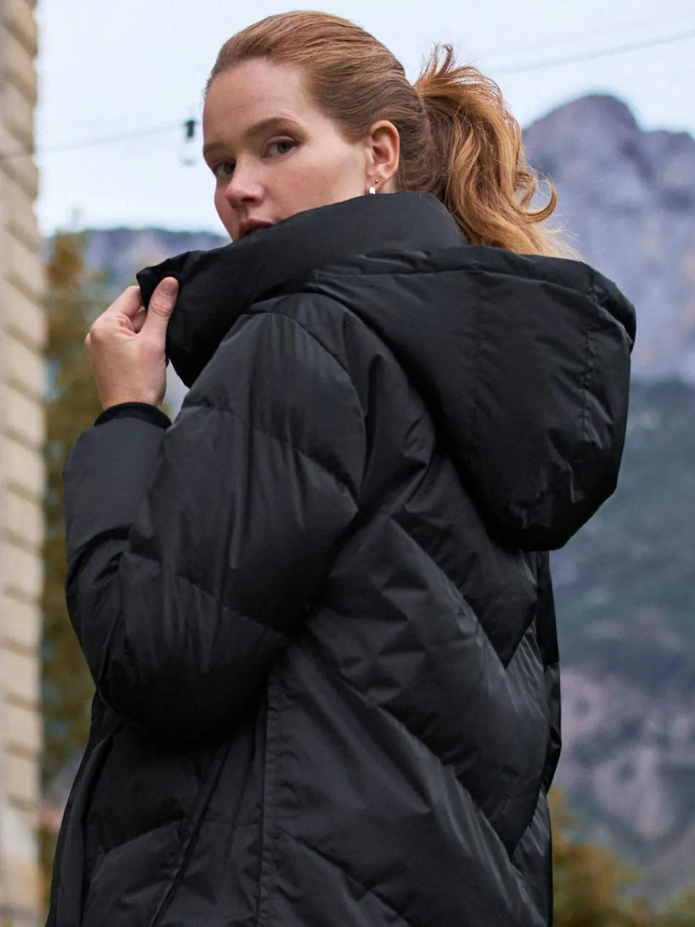 Best Seraphine Long 3-In-1 Maternity & Babywearing Puffa Coat Black